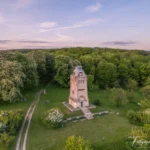Fallsteinklause Osterwieck - Ausflüge und Highlights - Luftbild Bismarckturm