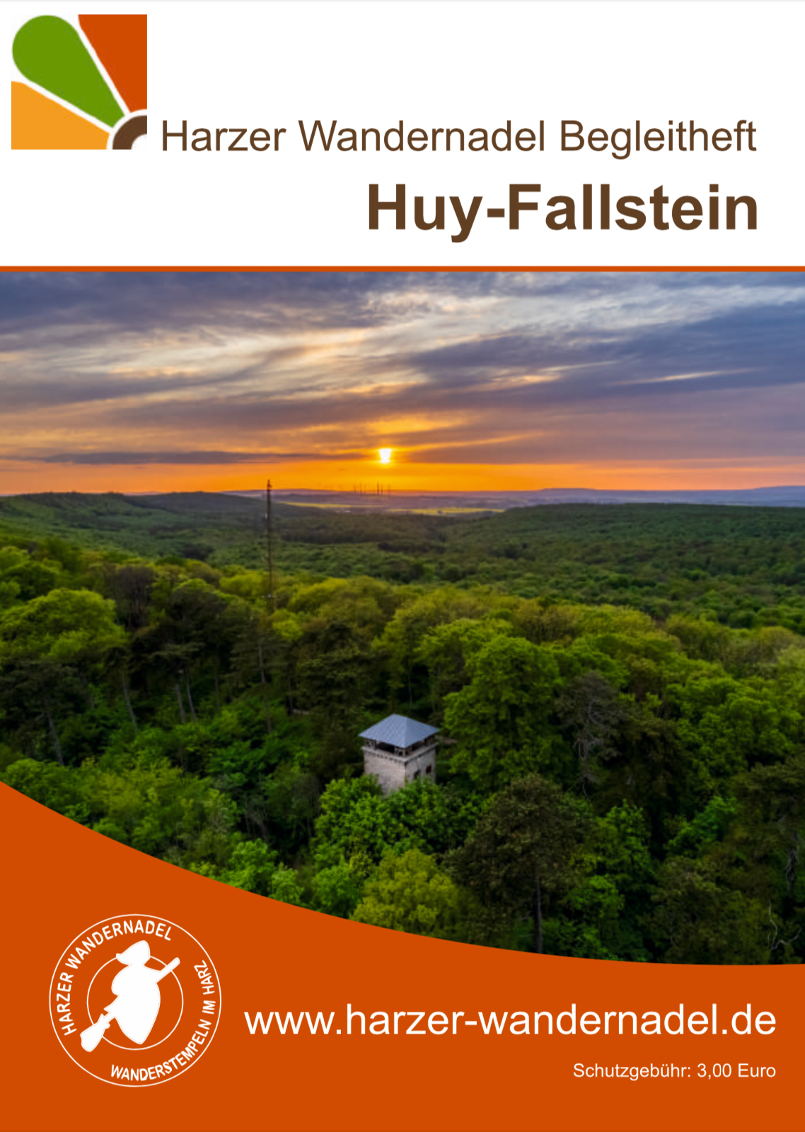Fallsteinklause Osterwieck - Ausflüge und Highlights - Cover Harzer Wandernadel - Begleitheft Huy-Fallstein